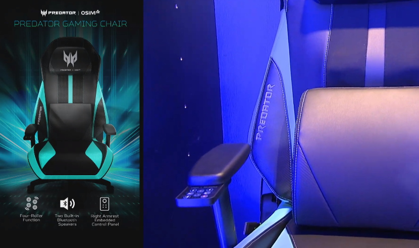  Acer  Turns To OSIM  For Its New Predator  Massage Gaming 