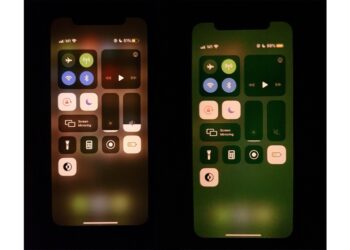 iPhone Green Tint