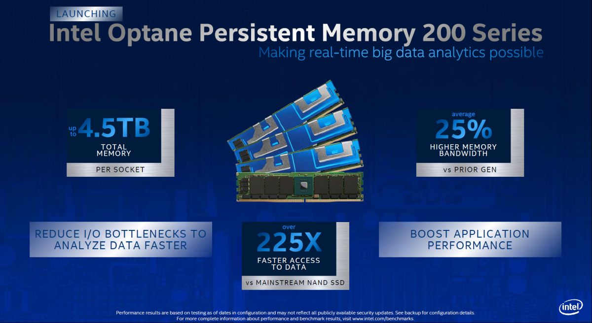 intel optane persistent memory 200 series