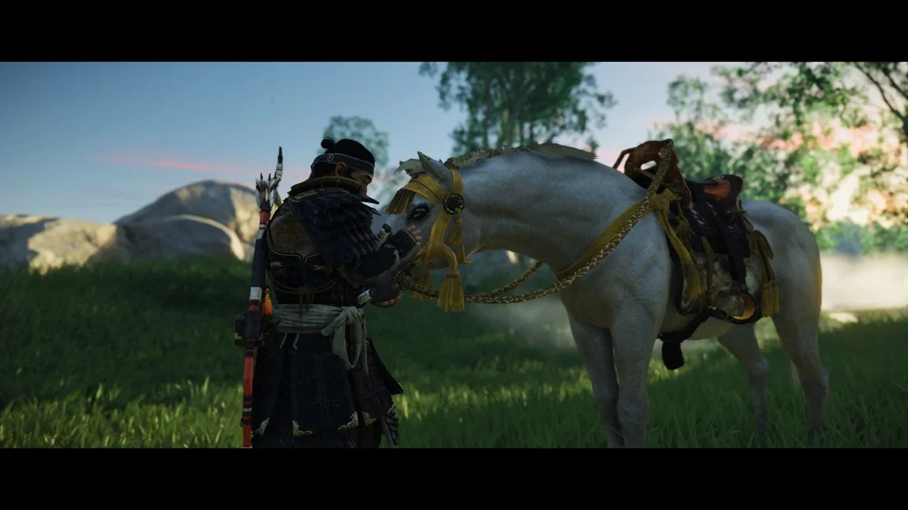 Ghost of Tsushima horse interaction