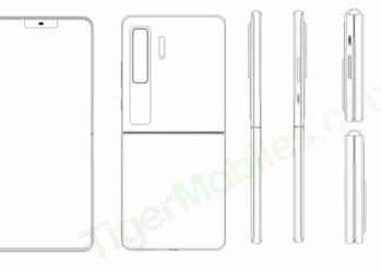 Huawei clamshell patent all angles