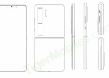 Huawei clamshell patent all angles