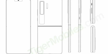 Huawei clamshell patent all angles