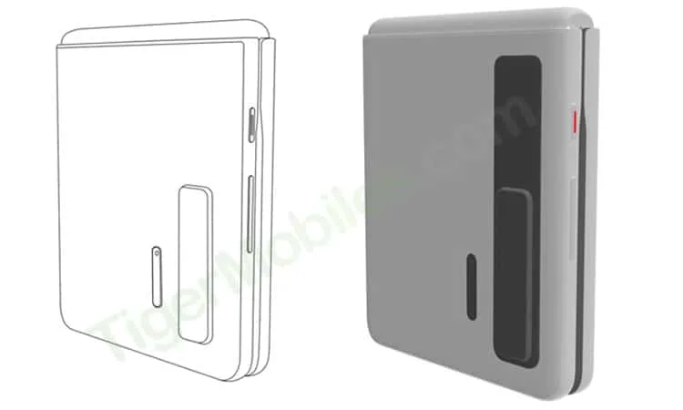 Huawei clamshell patent