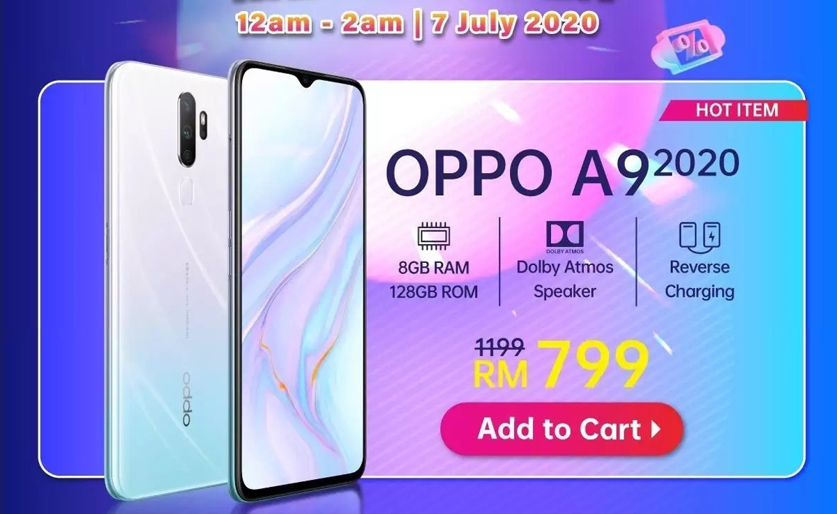 Mid Year Sale 7.7 OPPO Reno3 Pro A9 2020 Best Deals 1