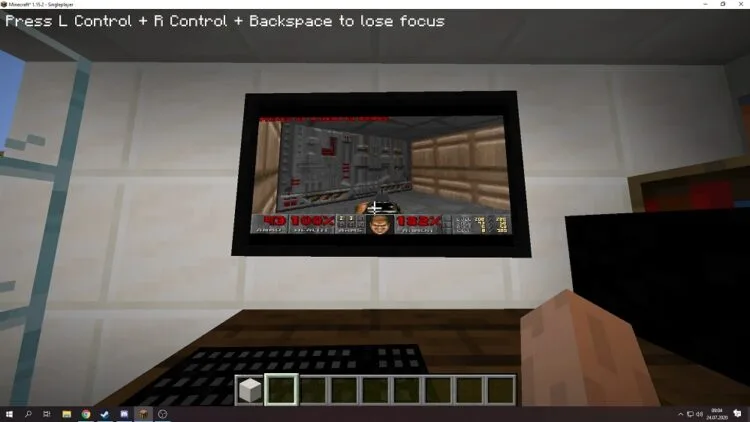 Minecraft Doom Windows 95 2