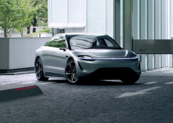 Sony Vision-S Prototype Car Road Testing
