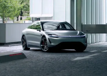 Sony Vision-S Prototype Car Road Testing