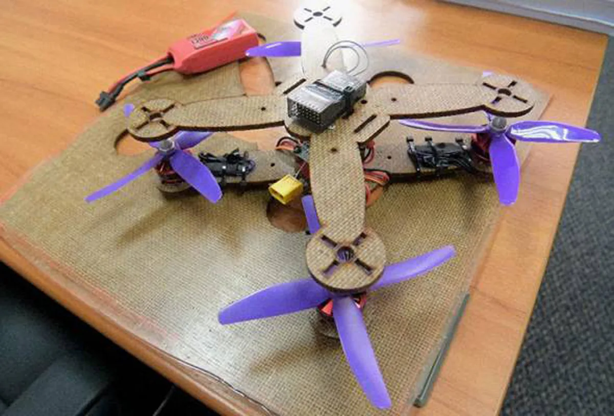 UPM eco-friendly drone pineapple leaves