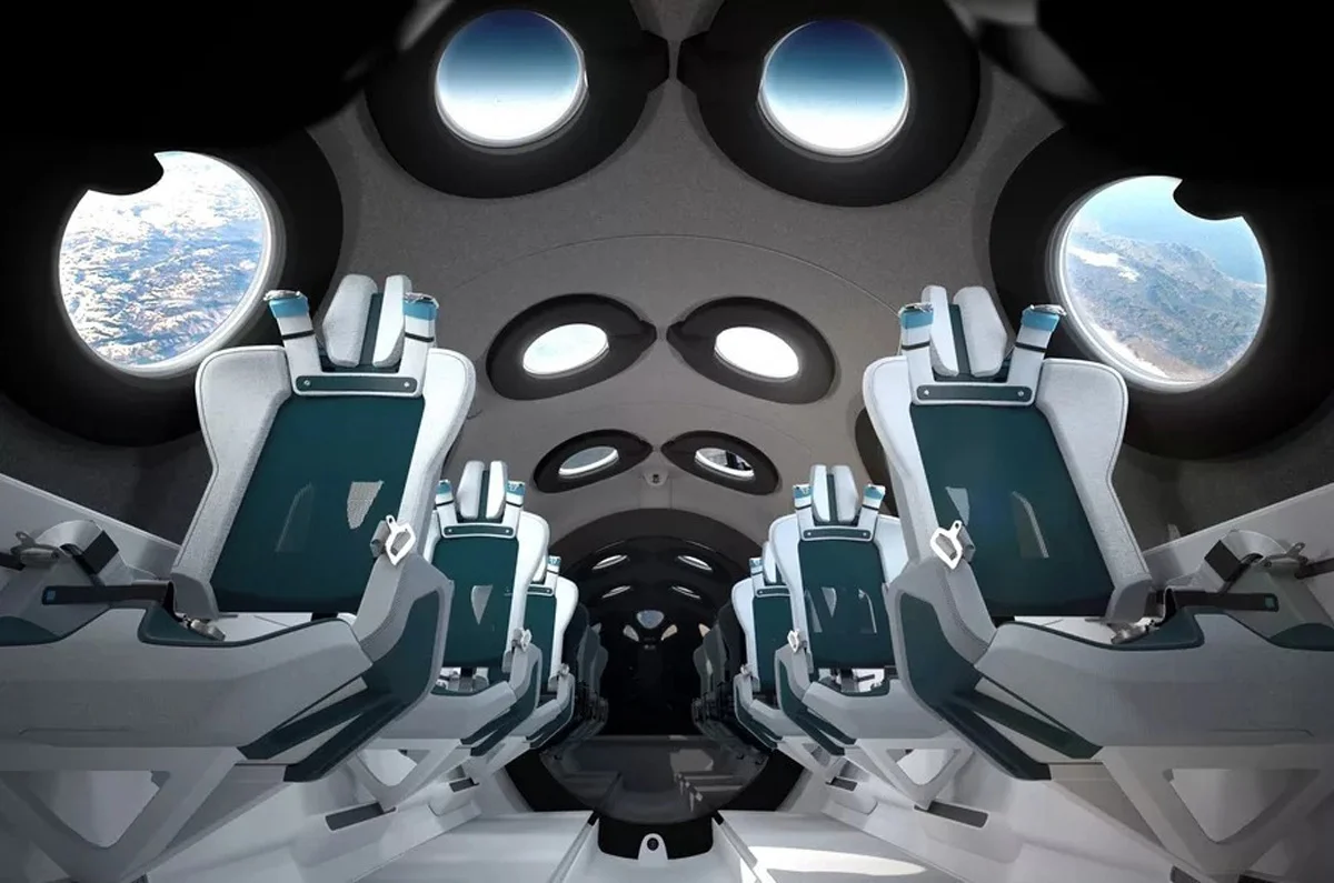 Virgin Galactic Commercial Space Travel VSS Unity Interior Unveiled 2