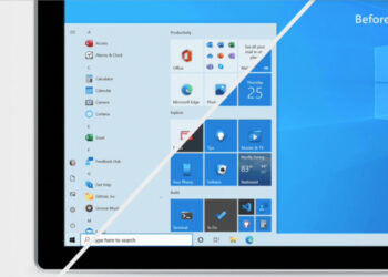 Windows Start menu change