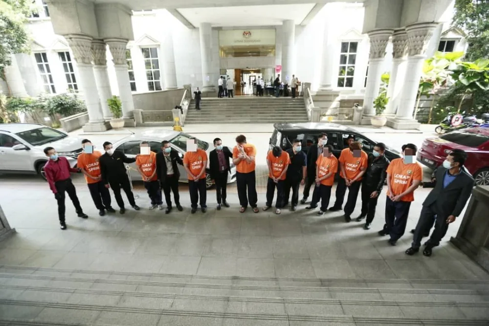 telco staff arrest