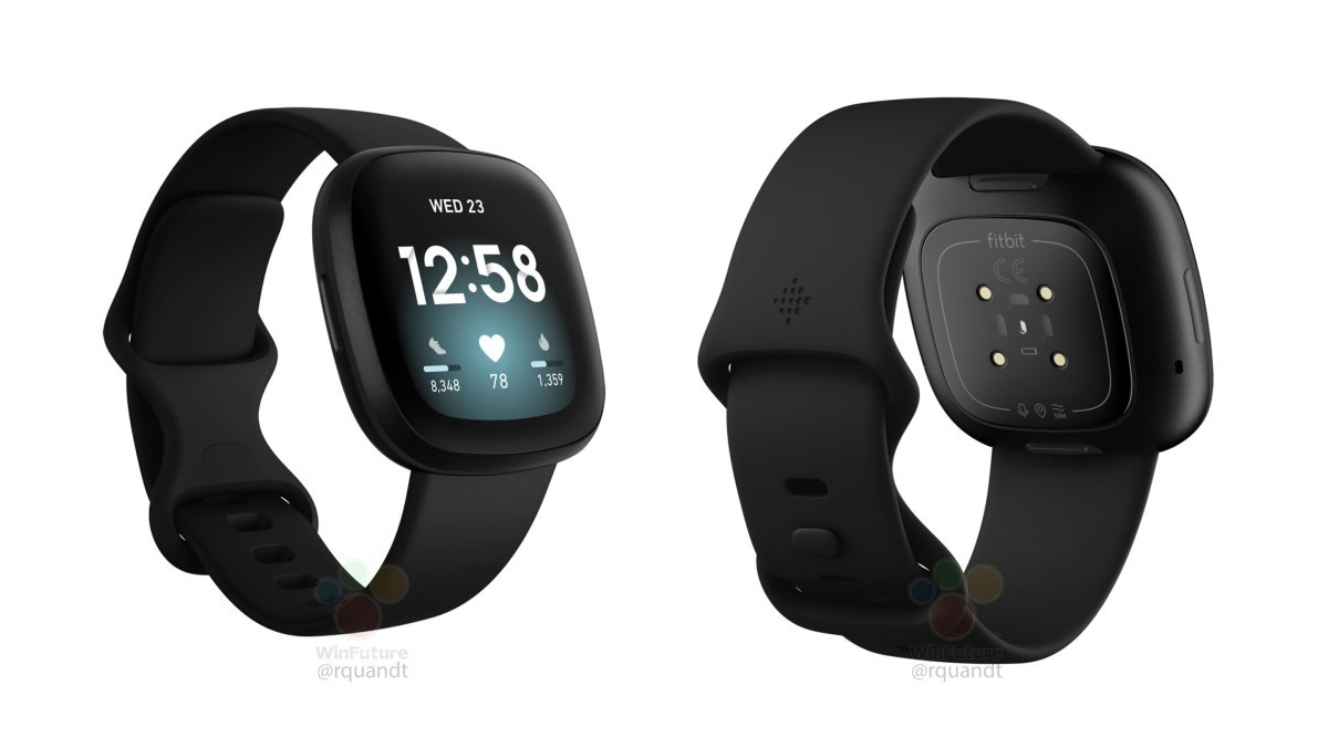 Fitbit Versa 3 Inspire 2 Sense Designs Leaked 2
