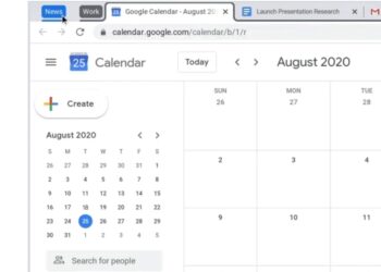 Google Chrome tab grouping collapse