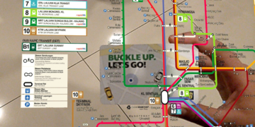 Local Web Developer Creates AR Map For LRT Routes