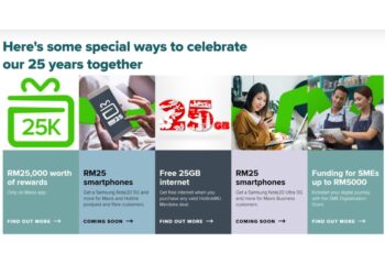 Maxis 25 anniversary promo
