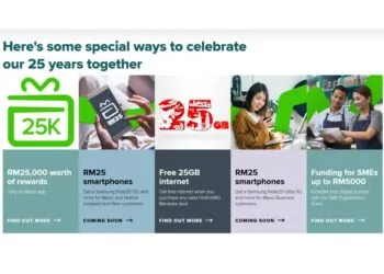 Maxis 25 anniversary promo