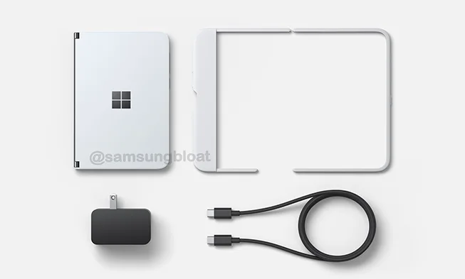 Microsoft Surface Duo possible box content