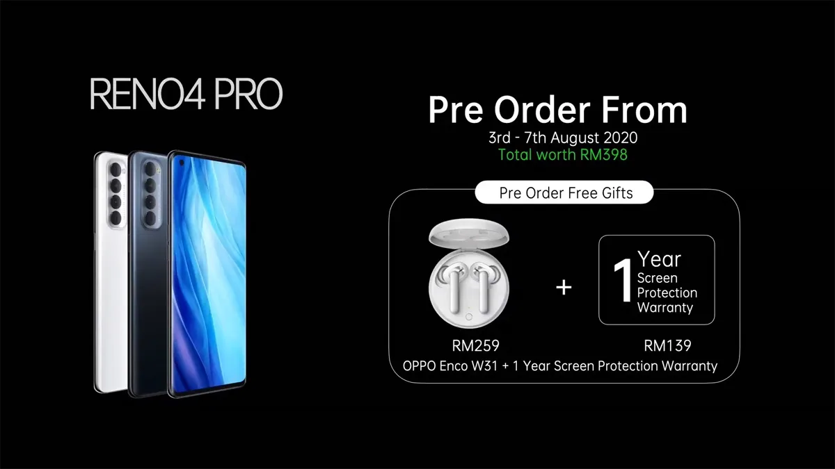 Oppo Reno4 Series Official In Malaysia Oppo Reno4 Series Official In Malaysia