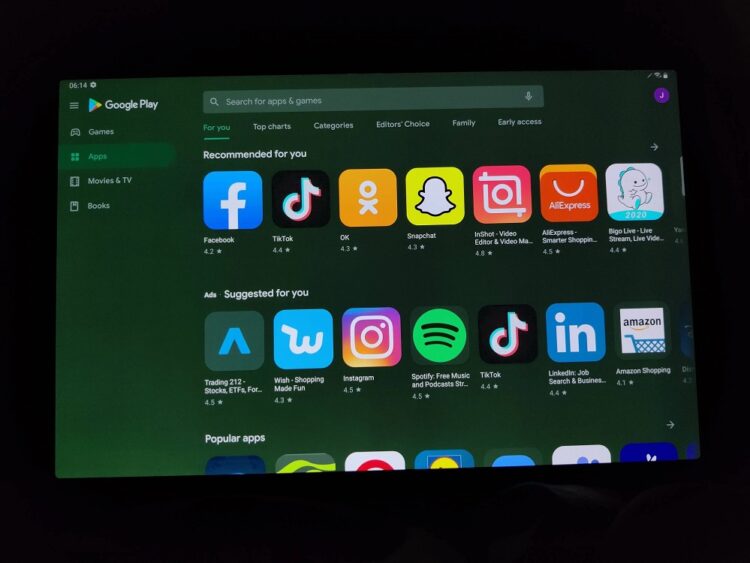 Samsung Galaxy Tab S7 Plus green