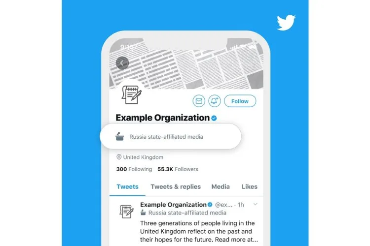 Twitter state affiliated media