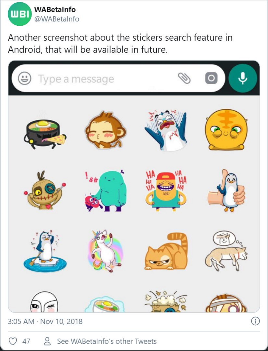 WhatsApp Adds Sticker Search Feature In Latest Beta Update | Lowyat.NET
