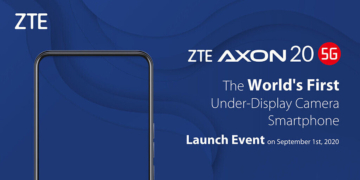 ZTE Axon 20 5G Under Display Camera 1