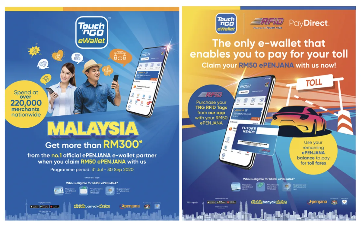 ePENJANA Rewards Incentives Boost GrabPay TnG eWallet