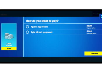 Epic Games Fortnite direct payment