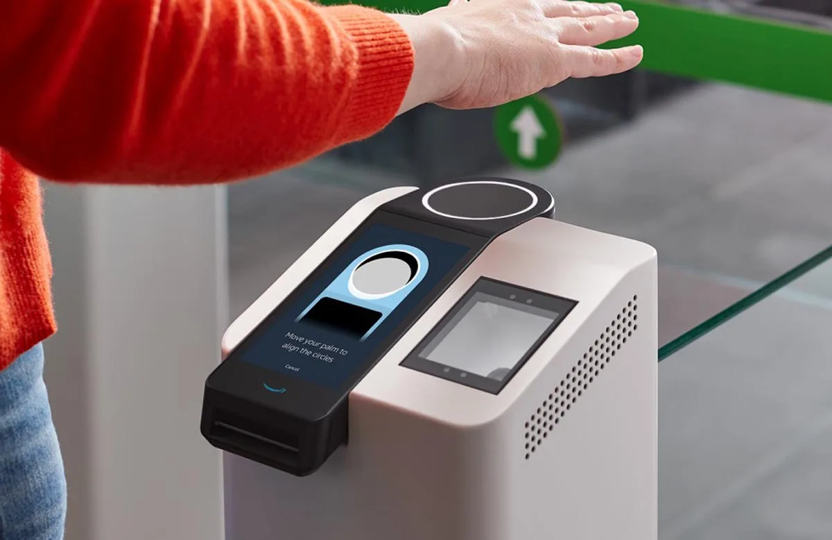 Amazon One Palm scanner service