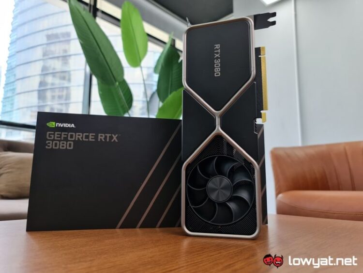 NVIDIA GeForce RTX 3080 FE.