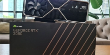 NVIDIA GeForce RTX 3080 FE product shot 800