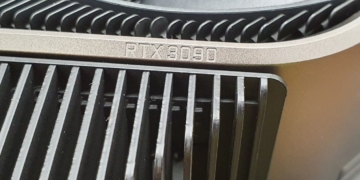 NVIDIA GeForce RTX 3090 FE engravings