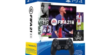 DualShock 4 Wireless Controller EA Sports FIFA 21 Voucher Bundle