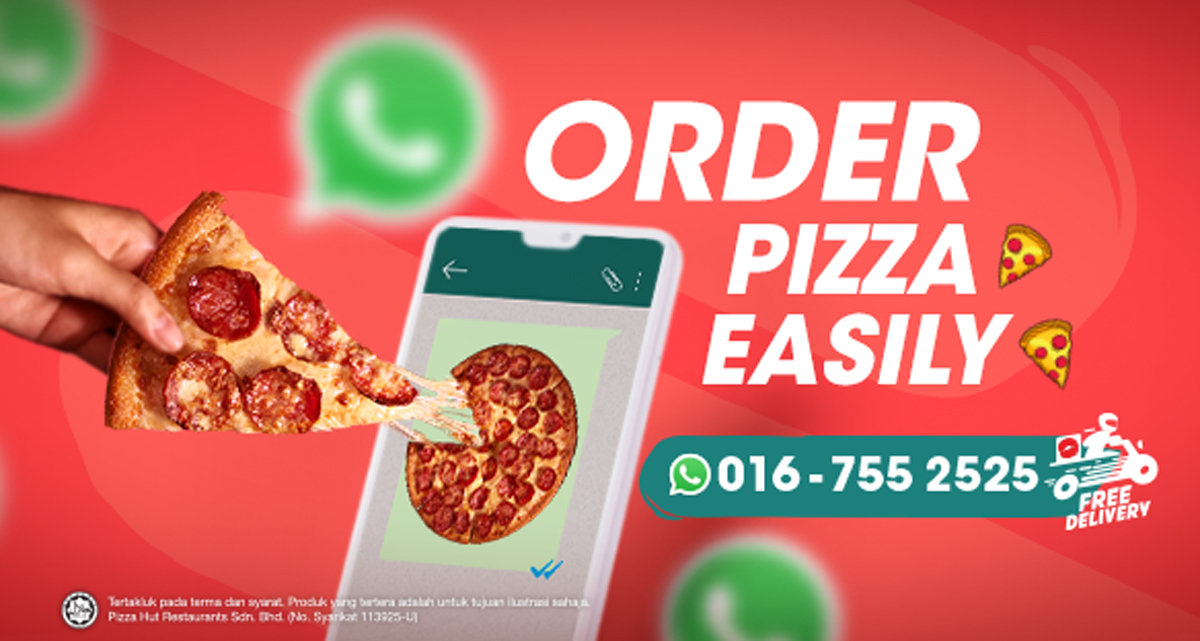 Pizza Hut Services Now Available Via WhatsApp