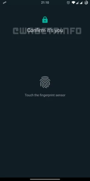 WhatsApp Web fingerprint