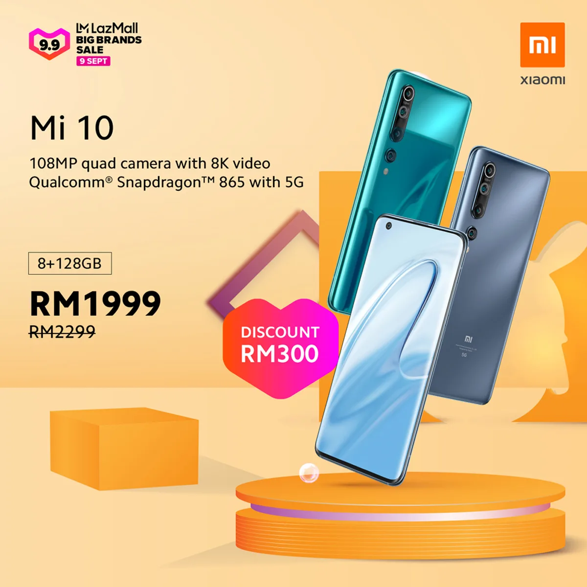 Xiaomi 9.9 Deals Mi 10 Redmi Smart Band