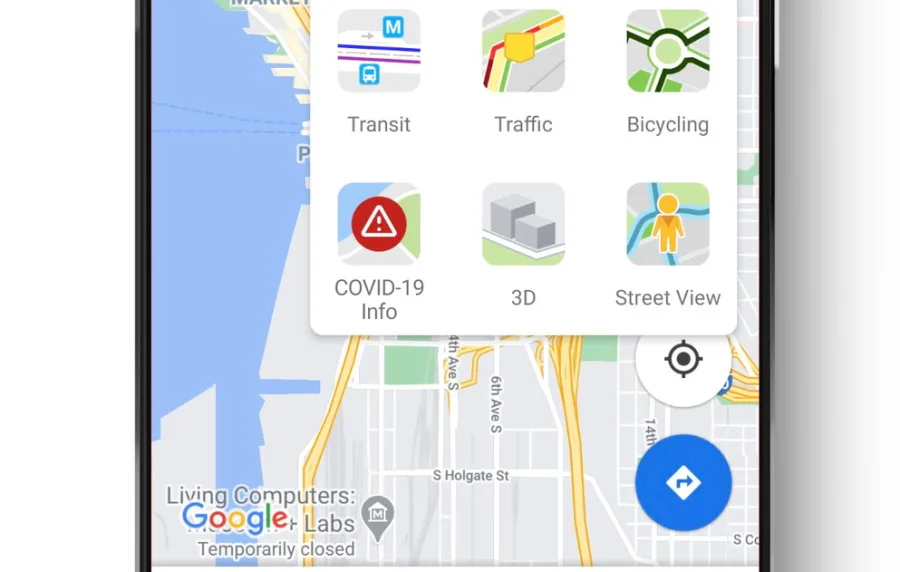 google maps covid19 info 01