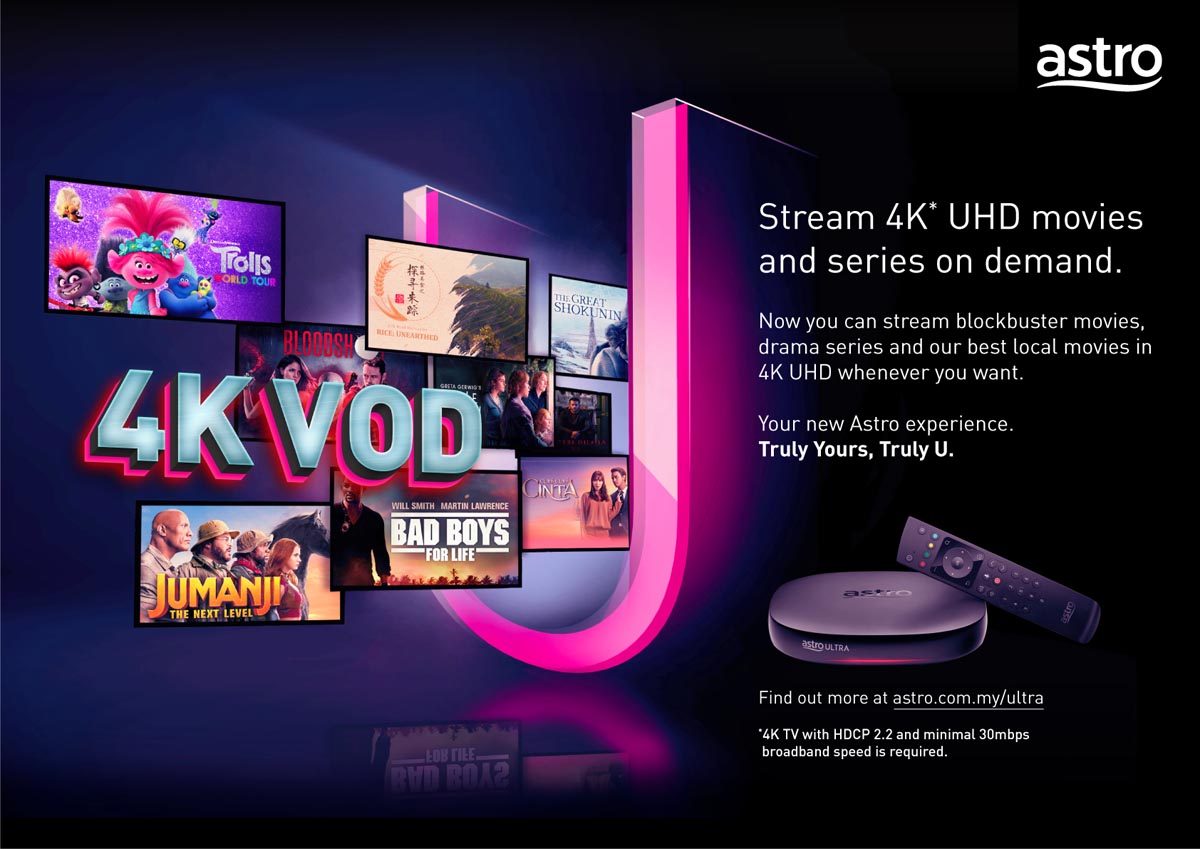 Astro Ultra Box 4K UHD VOD Video On Demand