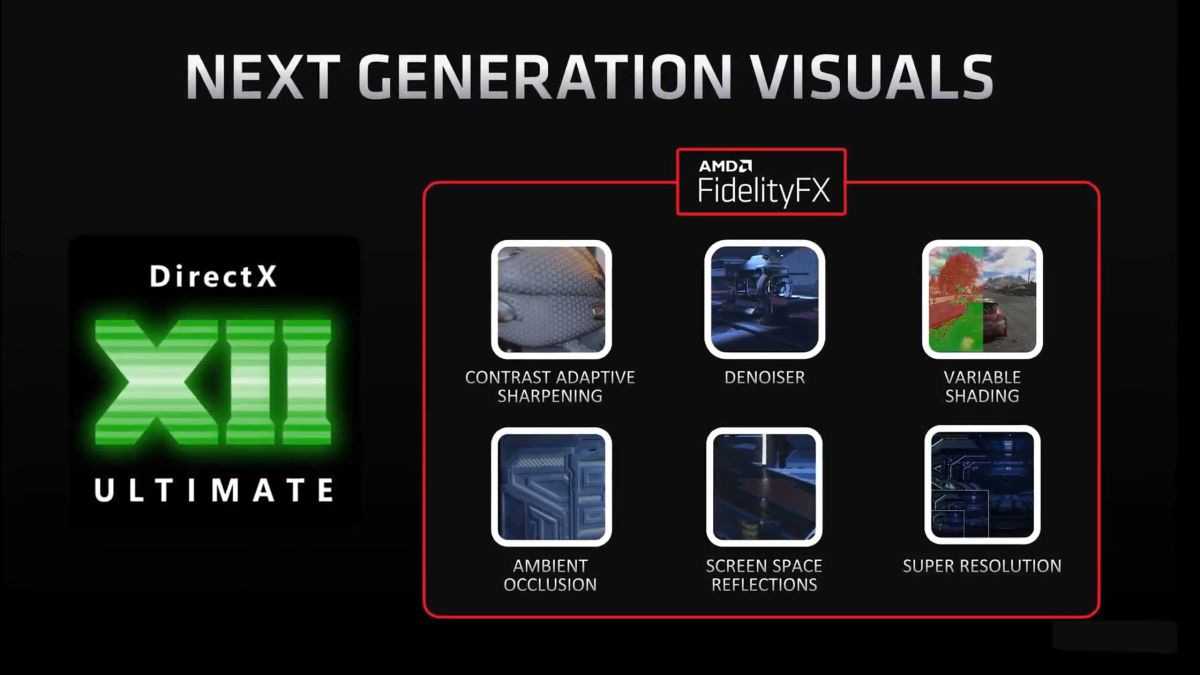 AMD Radeon RX 6000 Series GPU DX12 Ultimate FidelityFX