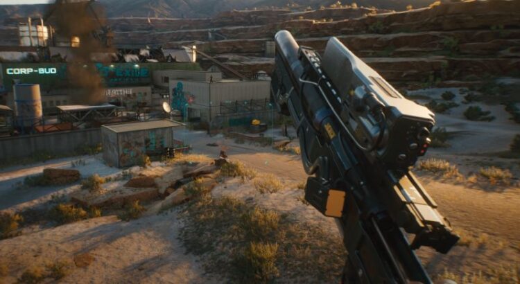 Cyberpunk 2077 smart rifle
