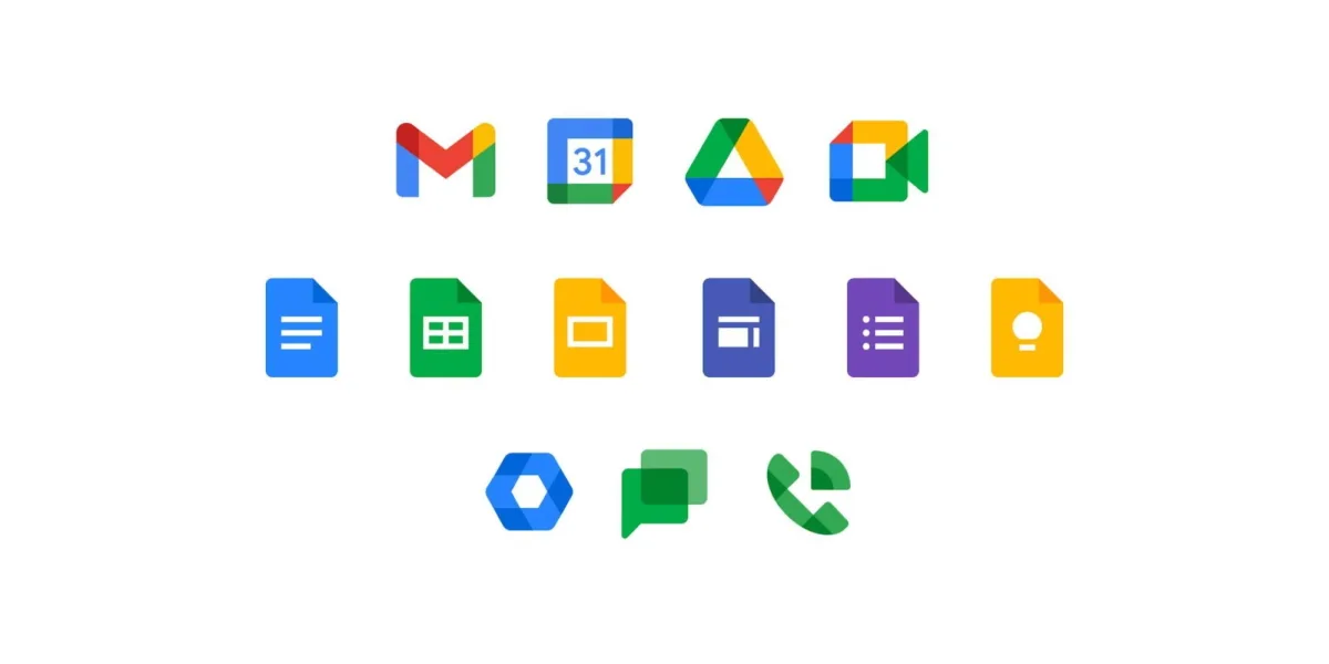 Google Workspace-Icons