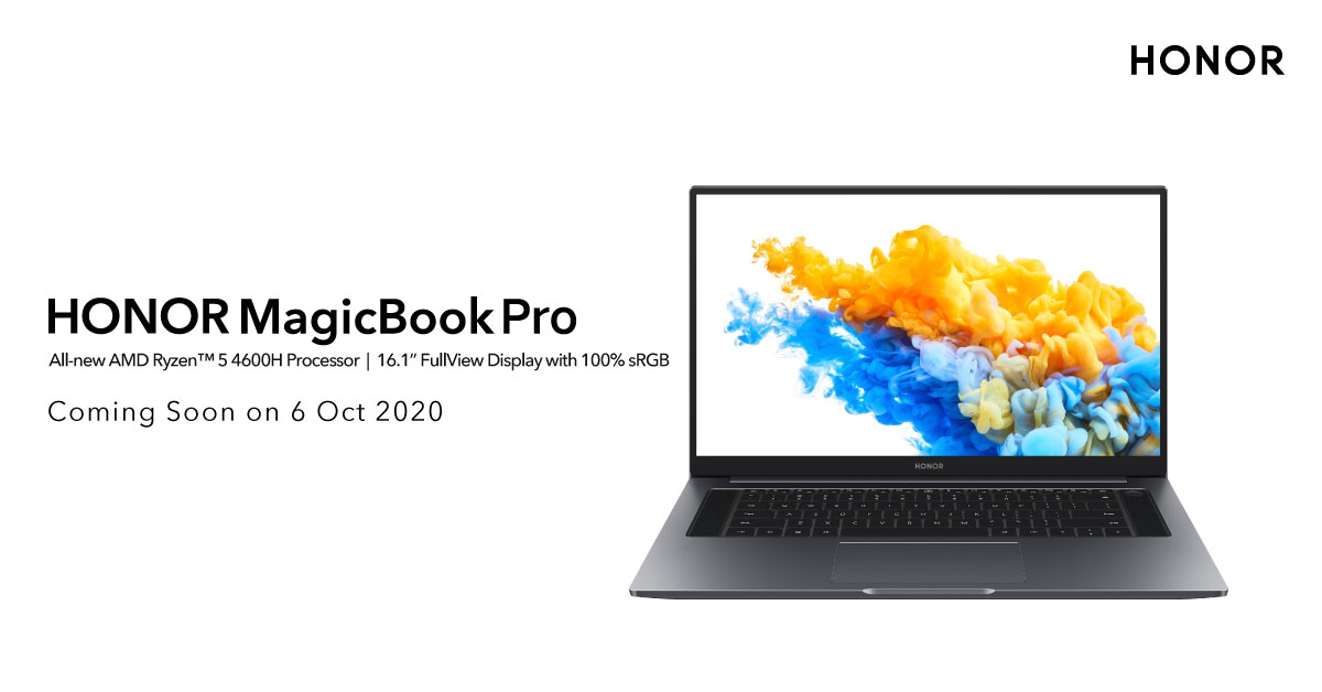 HONOR MagicBook Pro And Watch GS Slated To Launch On 6 October