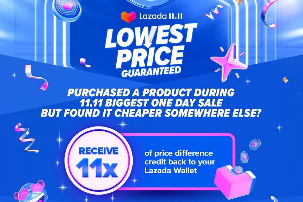 Lazada 1111 lowest price guarantee
