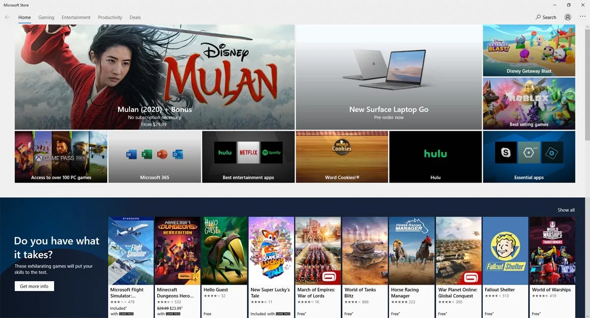 Microsoft Principles Windows App Store