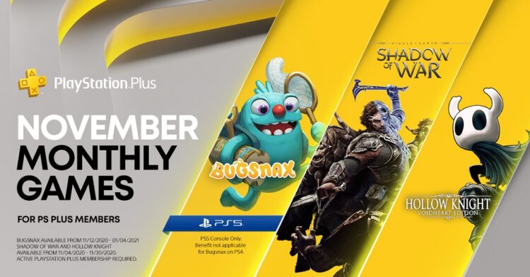 PS Plus November 2020