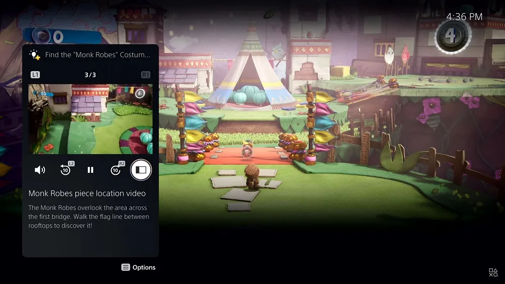 PS5 UI picture in picture