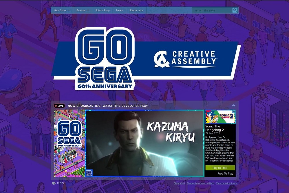 Sega 60th Steam