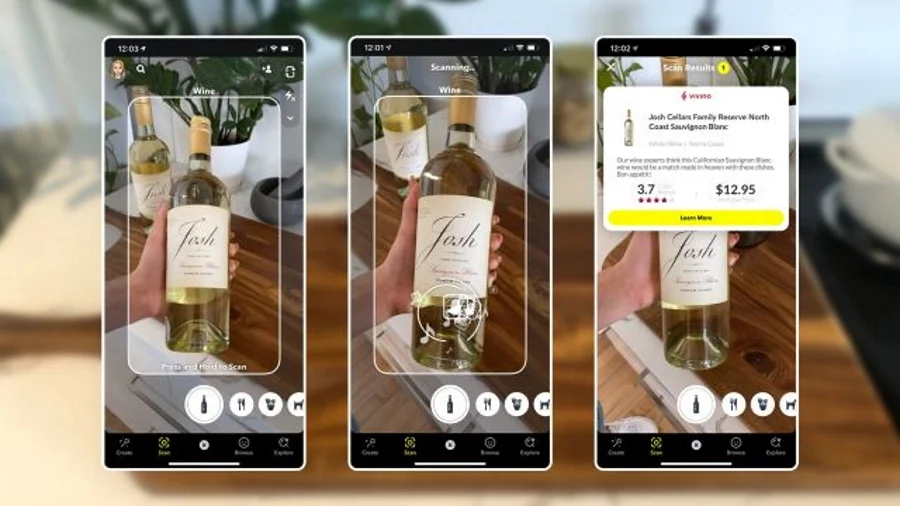 Snapchat Food and Wine Scan 1