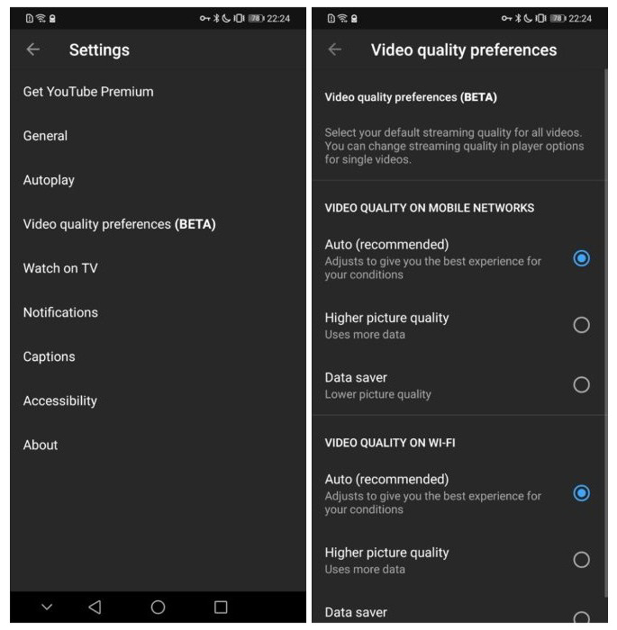 Youtube Skip Videos Tapping Default Resolution 1